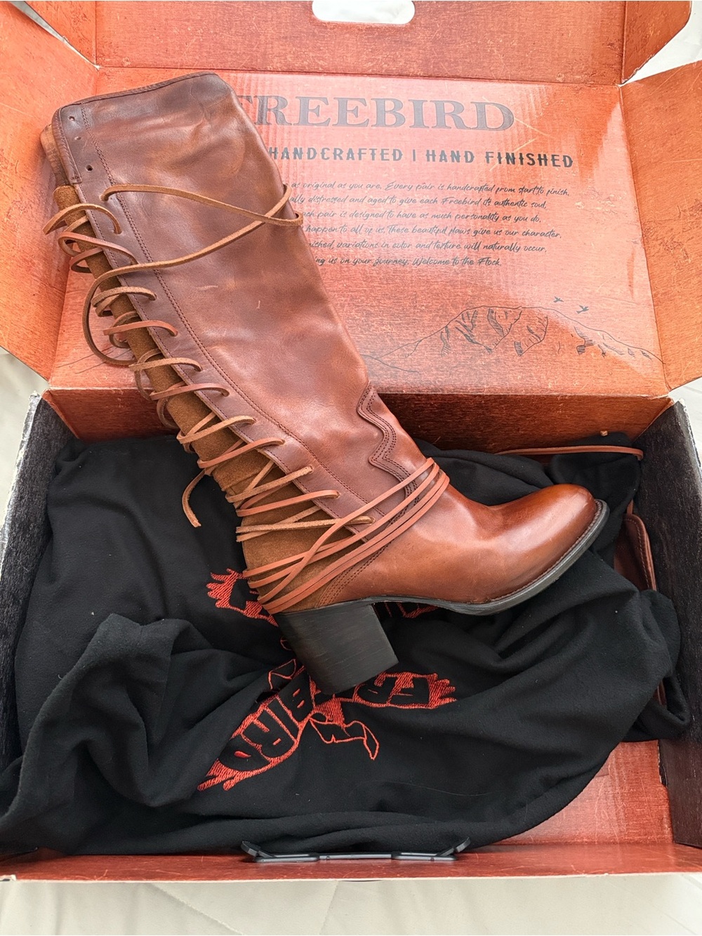Freebird by Steven Brown Lace-Up Knee Boot
